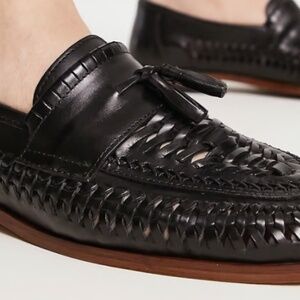 Mens ASOS Brand Perforated Leather Shoes. 13 Loafers